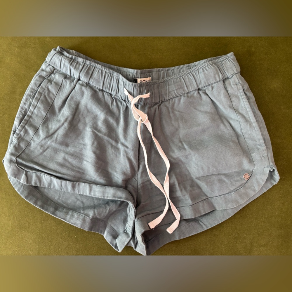Roxy Gray/Blue Casual Shorts - Size M